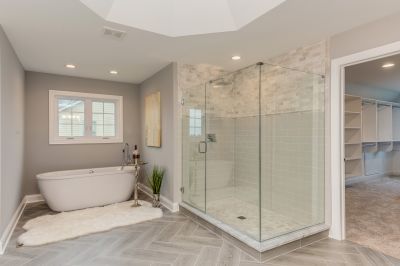 Spacious Shower Enclosure