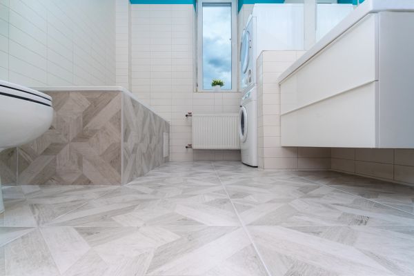 Bathroom Floor Remodeling in Cary