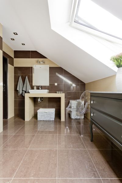 Attic Bathroom Installation in Cary