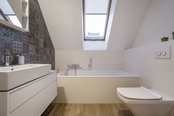 Attic Bathroom Construction in Cary